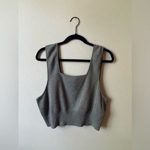 Women’s knit crop top